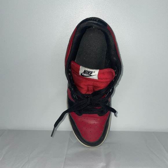 Nike Dunk Low varsity red black (2010) no box rare collection shoes - Picture 6 of 16